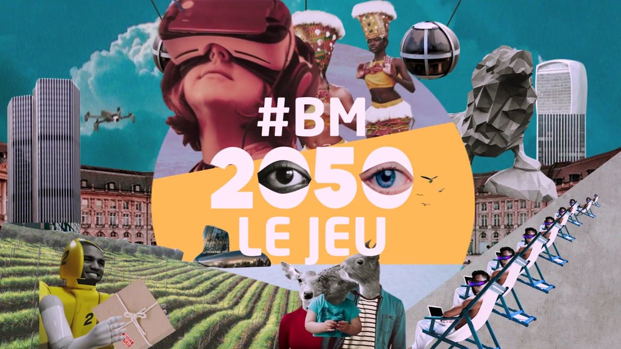 Affiche de la campagne BM 2050 le jeu
