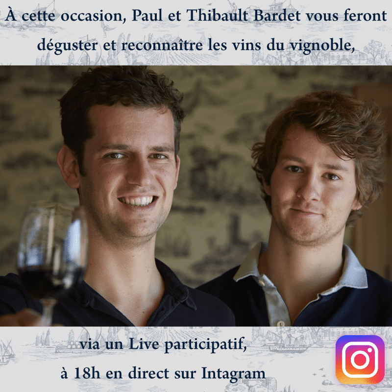 volet 2 de publication instagram Vignobles Bardet